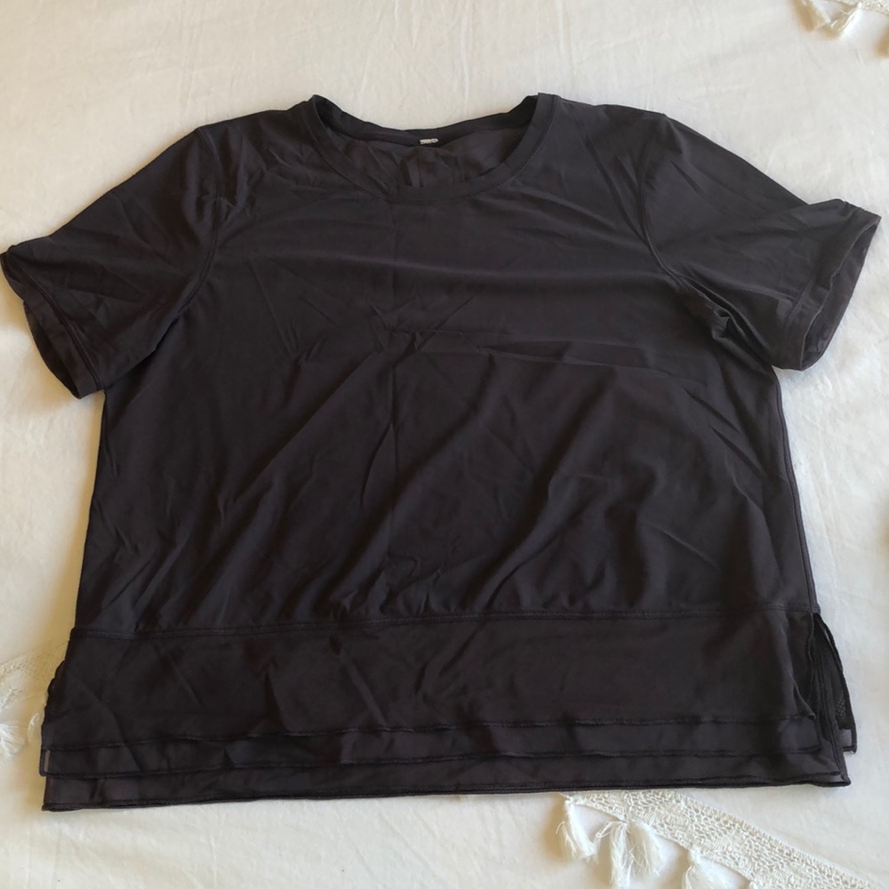 Lululemon top with mesh bottom